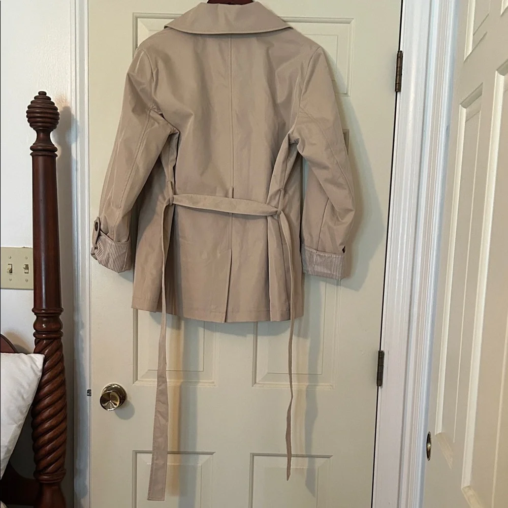 Weatherproof Tan Double-Breasted Trench Coat - Picture 4 of 9
